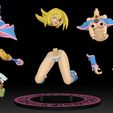 SOFT_CUTS.jpg Dark Magician Girl Figurine - Yu-Gi-Oh - SFW and NSFW 3D print model