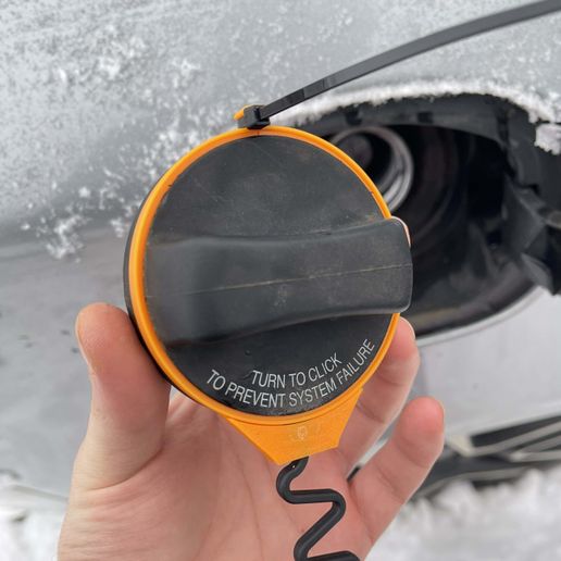 Volvo S60 Fuel Tank Cap Cord Retaining Strap Ring