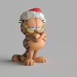 Canine_25.2217.jpg Garfield- Christmas - cat-standing pose-FANART FIGURINE