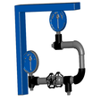 SBside.png Steampunk Pipes Shelf Bracket (Screw or Tape Mount)