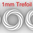 Grasshopper-0.2mm-to-1mm-Trefoil-Knots-v4.jpg Variety of Trefoil Knots Types and Sizes