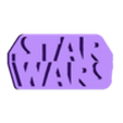 Star-Wars-Logo.stl guerras das estrelas