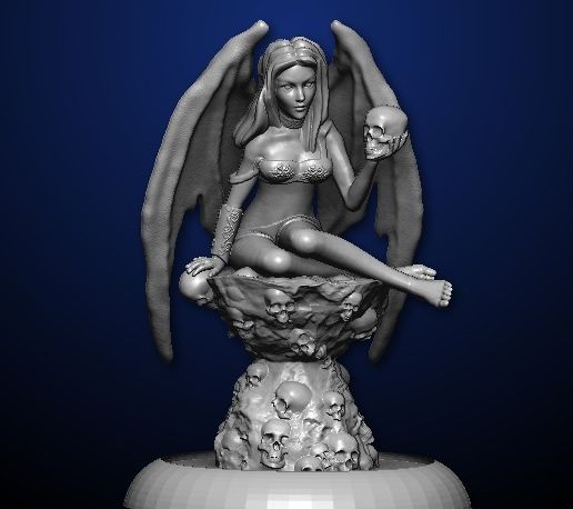 succubus on base.jpg Succubus on Throne