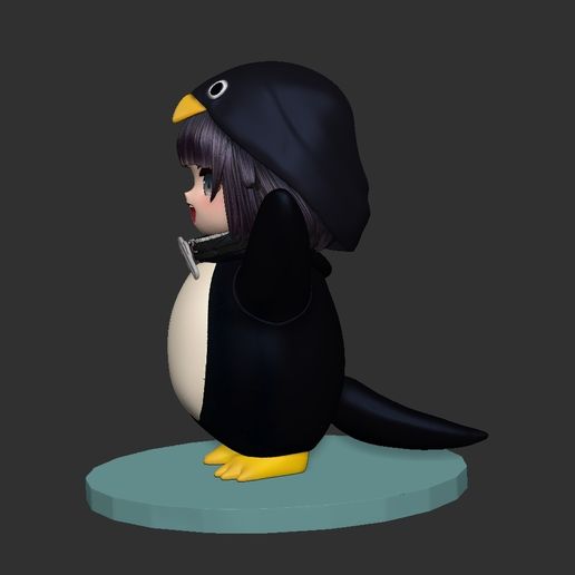 🐧 Gugu Gaga Penguin STL - Viral Resin Figure Inspired by GUGA