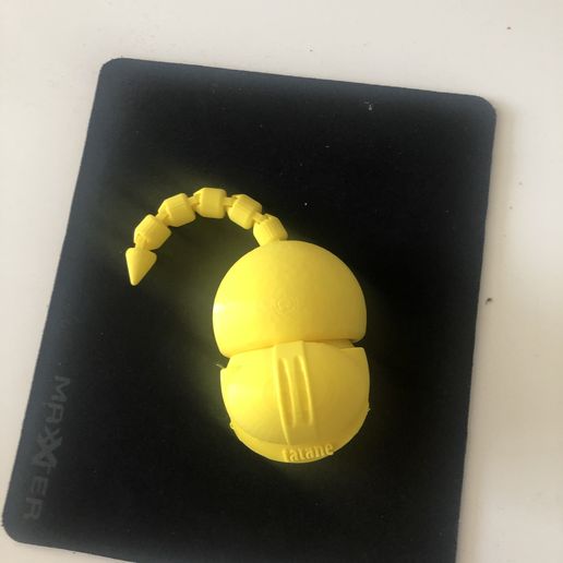 lego mouse cat toy print in place articulated 3D model