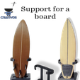5.png Surfboard  shortboard model with supports