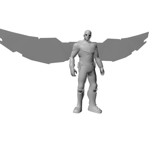 Falcon from Civil War (MFF) - 3D model önizlemesi