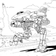 White_Raven_RGilClan_v12.png BattleTech Black Python (Viper) Prime / White Raven