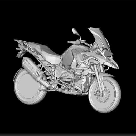 Fichier STL BMW Motorcycle Model - BMW Bike 3D Print - Motorcycle ...