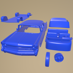 c16_005.png STL file Lincoln Continental Mark IV 1959 PRINTABLE CAR IN SEPARATE PARTS・3D printer design to download