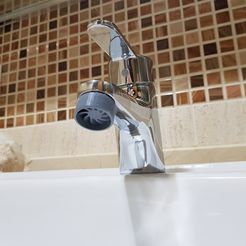 20170928_191845.jpg Free STL file Turbine Faucet Watersaver・3D printing model to download
