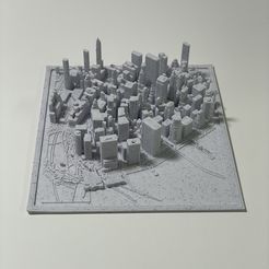IMG_4518.jpeg STL file Downtown Manhattan Topographical Map・3D print object to download