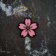 Sakura-keychain-1.jpg Porte-clés Sakura (fleurs de cerisier) - JCreateNZ