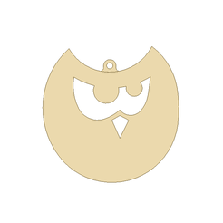 owl1.png Бесплатный STL файл Owl ornament・Шаблон для загрузки и 3D-печати