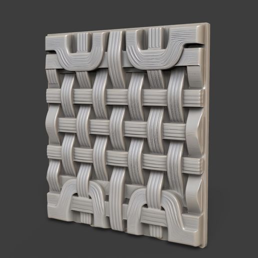 3D-Wall-Panel-WPR3-Preview.jpg 3D Wall Panel WPR3 3D STL File