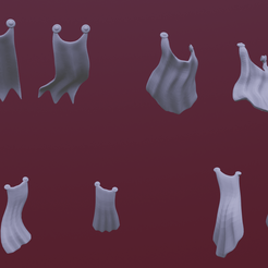 Thumbnail.png Fichier 3D Capes ! Pack 1・Modèle imprimable en 3D à télécharger