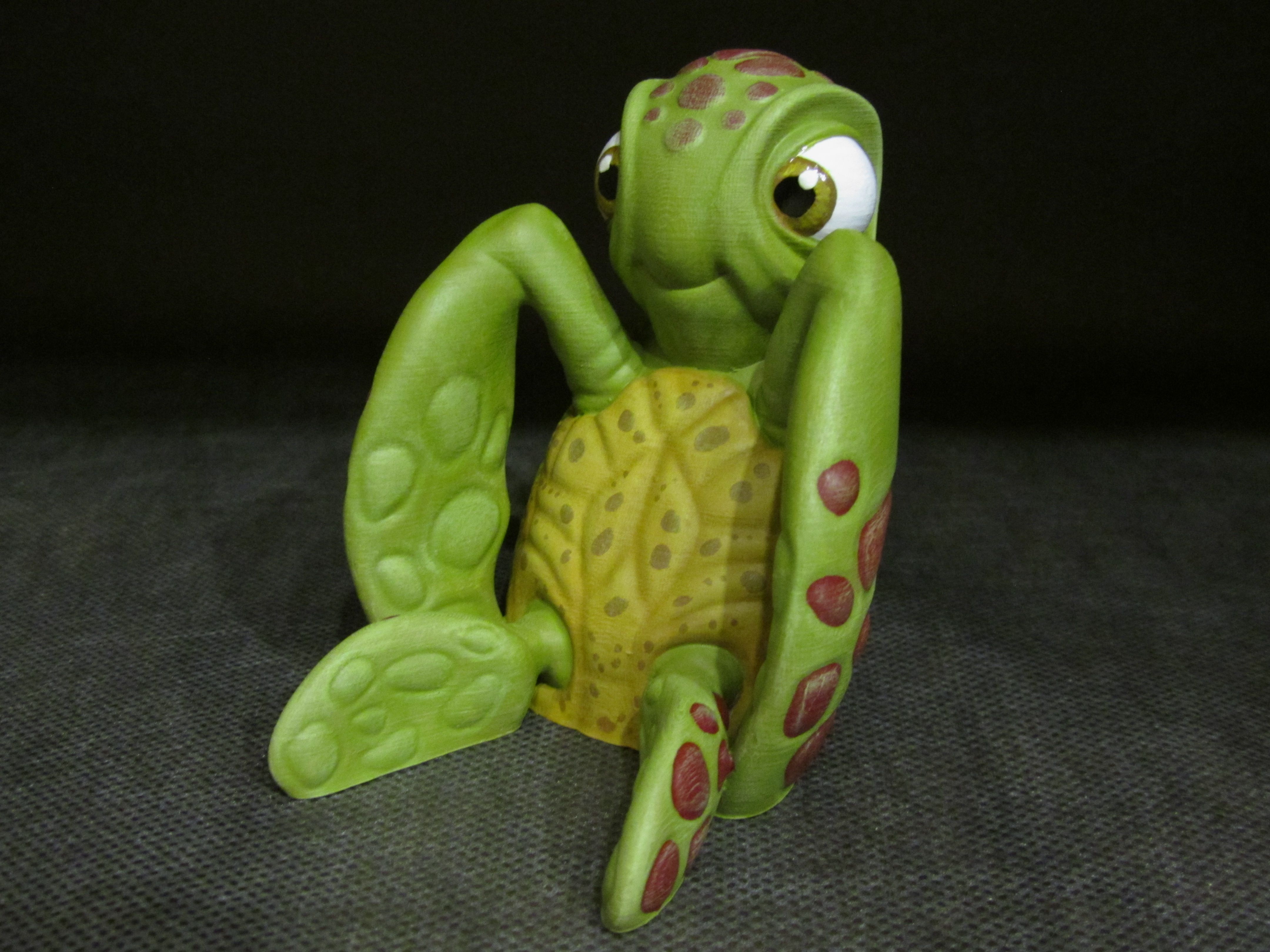 Stl File Squirt Turtle Easy Print No Support・template To Download And 3d Print・cults