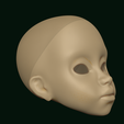 2024-03-02-13_15_16-ZBrush.png BJD Doll head Bouillette pre-support