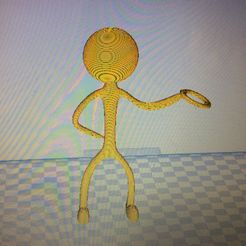 IMG_0012.jpg Бесплатный STL файл Area 51 Alien Stickman Support Pen / Alienigena Area 51 Stickman Soporte Bolis・Шаблон для 3D-печати для загрузки