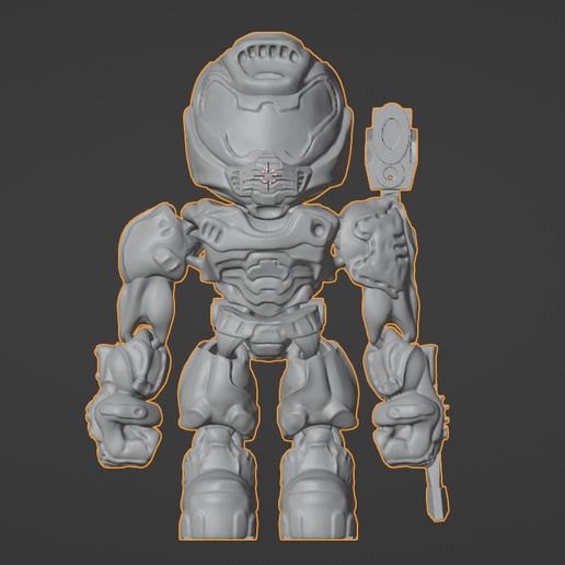 Descargar archivo STL FLEXI PRINT-IN-PLACE DOOMGUY • Plan para imprimir ...