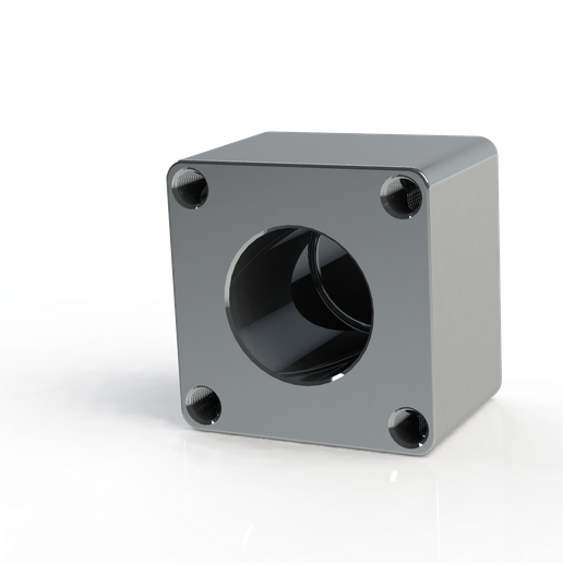 TR8x2 Anti-Backlash Lead Screw Nut Housing - CNC 3D Printer Z-Axis - STEP STL