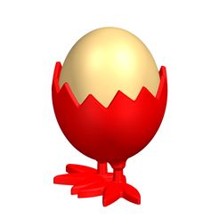 Easter-Contest_Rev-A_TYPE-C_01.jpg STL file EGG CUP FOR EASTER DAY (TYPE C) - #EASTERXCULTS・3D printing idea to download