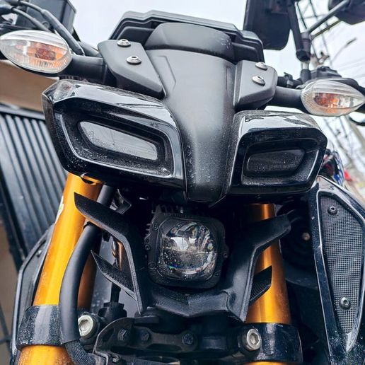 🏍️ Yamaha MT15 Double Winglet Headlight Racing / 2 Designs・ STL
