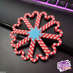 hfgdjgfhdjj-00;00;00;00.png STL file Star Barley Sugar・Model to download and 3D print