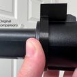 Original (for comparison) Tesla J1772 Charger Adapter Lock - Snug Fit