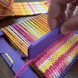 IMG_2064.jpeg Pocket Loom Weaving Kit 4"x4" 8-dent