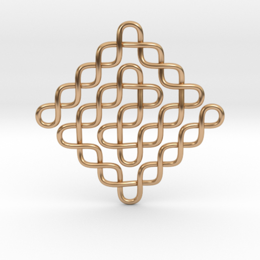 Endless Knot Pendant - 3D model önizlemesi