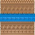 545455.jpg Greek pattern clay roller stl / pottery roller stl / Aztec pattern clay rolling pin /ethnic pattern  cutter printer