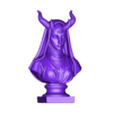 ef807ec6abed6df94f772258d376299b.stl Demon Horns Nun Bust