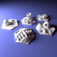Pic2.png Free 3D file Custom city tile set for Terraforming Mars - Cities 1-5・Design to download and 3D print