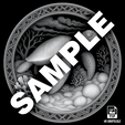 Sea_Turtle_Sample.png 用于数控激光和 3D 打印的高精细海龟浮雕 STL 文件和 4K 灰度 TIF