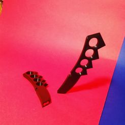 IMG_20220328_194909_845.jpg 3MF file Chakra Knife - Magnet naruto・Design to download and 3D print