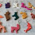 photo1720093395-4.jpeg 20 FLEXI ANIMAL ARTICULATED KEYCHAIN for  keys and backpack
