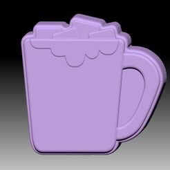 Cocoa.jpg STL file HOT COCOA SOLID SHAMPOO AND MOLD FOR SOAP PUMP・3D printing model to download
