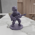 HighQuality3.png 3D Soldier Figure or Toy for Collection with 3D Print Stl Files & Kids Toy, 3D Printing, Toy Soldier, 3D Printed Decor, Gift for Dad