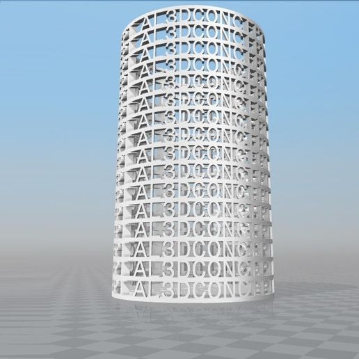 PERSONALIZABLE PENCIL CARD AL3DCONCEPT