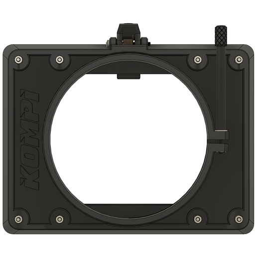 Full Box_square.png STL file Kompi v3 | the 3D printable clamp-on mattebox・3D printing idea to download, LucMeister