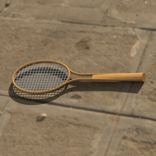 🎾 Tennis Racket・ STL File for 3D printing・Cults