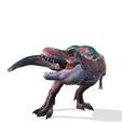 7.jpg REX DINOSAUR Tyrannosaurus Rex FOREST NATURES HUNTER RAPTOR TIGER RIGGED ANIMATED BLEND FILE FBX STL OBJ PREHISTORIC