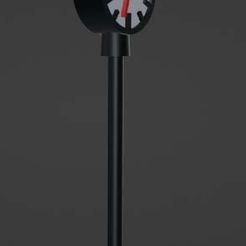 Señal-Ferroviaria-Vía-Libre-Tren.jpg STL file Train. Railway Signal Station Clock・3D printing idea to download