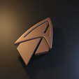 riker 1.png Star Trek Picard - badges 3D print model