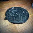 IMG_7536.jpg TMNT Sewer Cover for 1/4 scale figure stand Great for NECA 16" Turtles