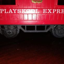 IMG_20180701_154350.jpg Free STL file Playskool Express Train Car Wheel・Design to download and 3D print