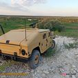 1206_5.jpg 3D PRINTED RC CAR HMMWV (Humvee Hummer) BODY 2 in 1 set BY AN3DRC
