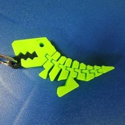 DSC_1921.JPG Free STL file Key chain for Flexi Rex・3D printable model to download, hsiehty