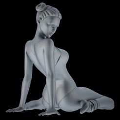 Sexy 3d printing 372 Preview 001.jpg Fichier 3D gratuit Jolie fille・Design pour impression 3D à télécharger